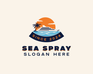 Ocean Vacation Cruise logo design