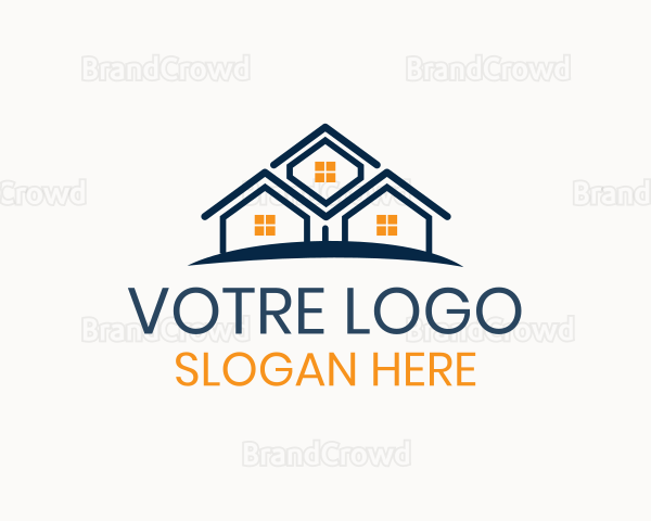 House Roof Village Logo