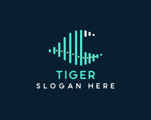 Podcast - Ocean Sound Wave logo design