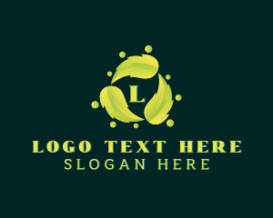 Leaves - Eco Leaf Environment logo design