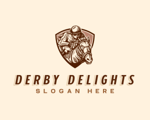 Derby - Racing Horse Stallion logo design