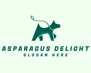 Dog Walker Leash logo design