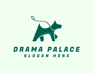 Dog Walker Leash logo design