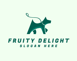 Dog Walker Leash logo design