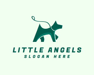 Dog Walker Leash logo design