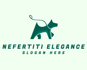 Dog Walker Leash logo design