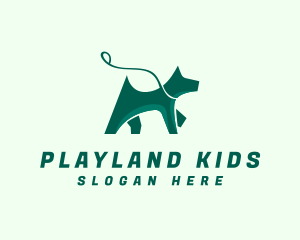 Dog Walker Leash logo design