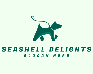 Dog Walker Leash logo design