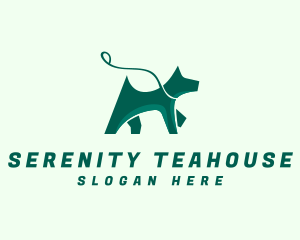 Dog Walker Leash logo design