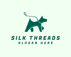 Dog Walker Leash logo design