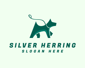 Dog Walker Leash logo design