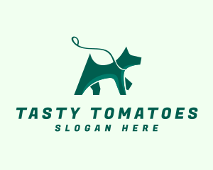 Dog Walker Leash logo design