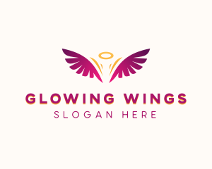 Holistic Angel Wings logo design