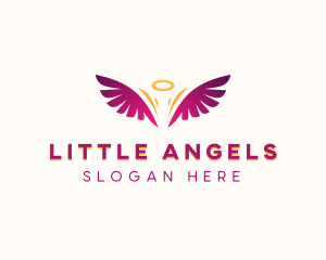 Holistic Angel Wings logo design