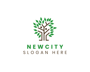 Nature Environmental Tree logo design