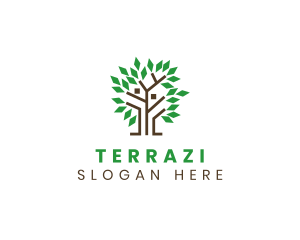 Nature Environmental Tree logo design