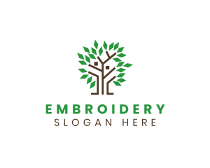 Nature Environmental Tree logo design