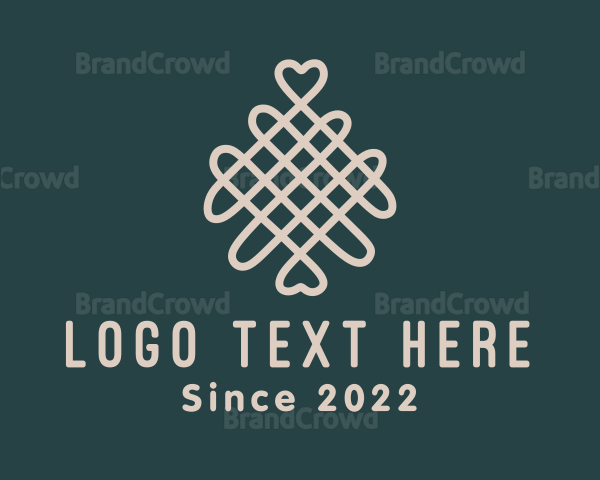 Interlaced Heart Thread Logo