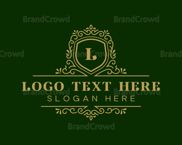 Luxury Decorative Shield Logo