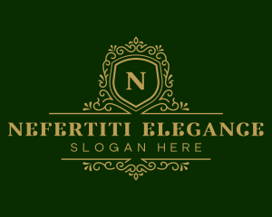 Luxury Decorative Shield logo design