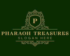 Luxury Decorative Shield logo design