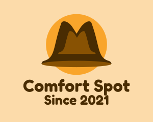 Brown Mountain Hat logo design