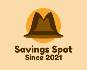 Brown Mountain Hat logo design