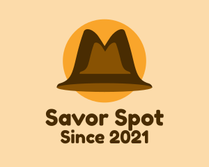 Brown Mountain Hat logo design