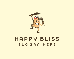 Happy Egg Restaurant  logo design