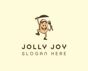 Jolly - Happy Egg Restaurant logo design