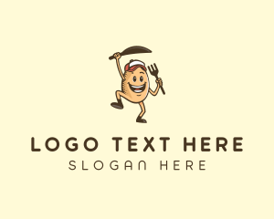 Easter - Happy Egg Restaurant logo design