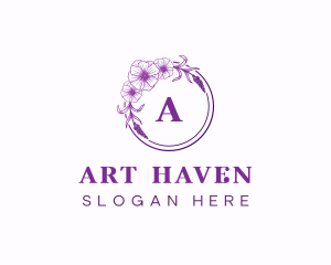 Elegant Flower Garden logo design