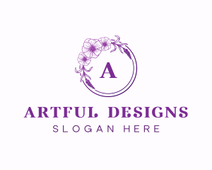 Elegant Flower Garden logo design