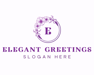 Elegant Flower Garden logo design