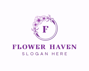 Elegant Flower Garden logo design