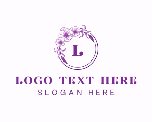 Leaf - Elegant Flower Garden logo design