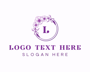 Elegant Flower Garden Logo