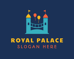 Palace - Balloon Castle Playground logo design