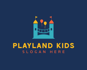 Balloon Castle Playground logo design