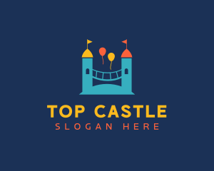 Balloon Castle Playground logo design