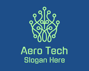 Leaf Tech Network logo design