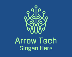 Leaf Tech Network logo design