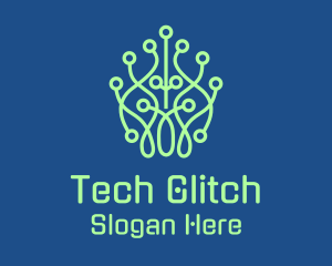 Leaf Tech Network logo design