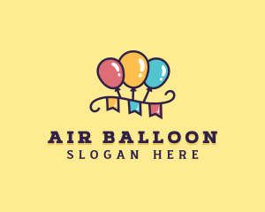 Balloon - Balloon Party Event logo design