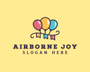 Balloon - Balloon Party Event logo design