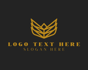 Corporation - Professional Wings Airline logo design