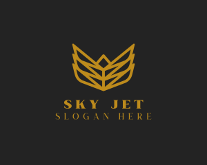 Professional Wings Airline logo design