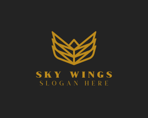 Professional Wings Airline logo design