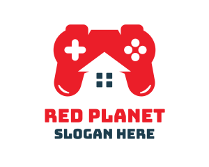 Gaming Controller Play House logo design