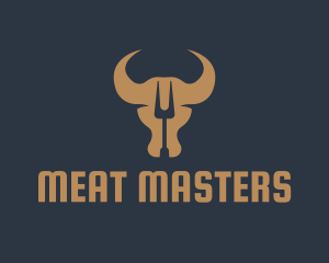 Bull Steak House logo design